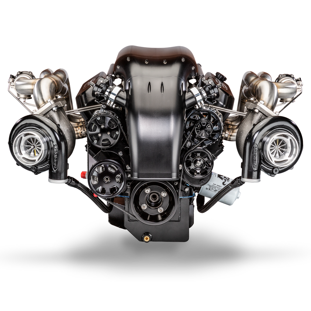 NRE Twin-Turbo Alien Windsor Ford 428 Hot Rod Black