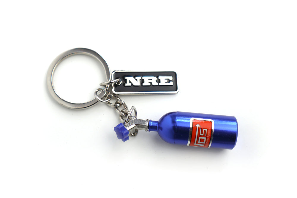 NRE Nitrous Bottle Keychain - Blue
