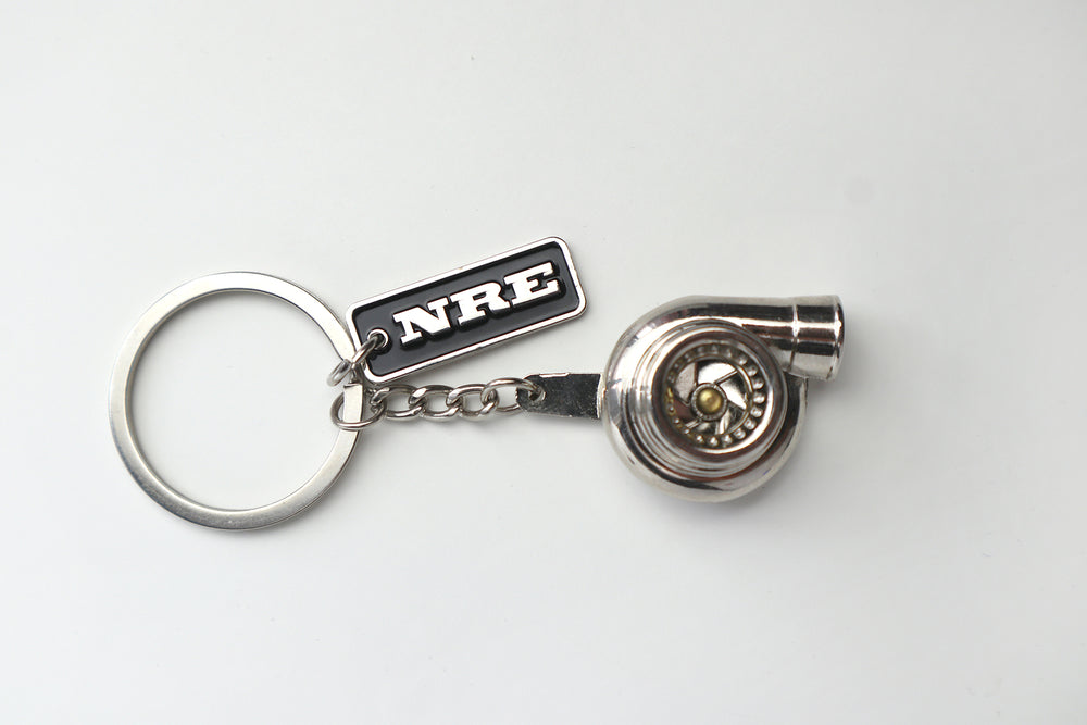 NRE Turbo Keychain - Chrome